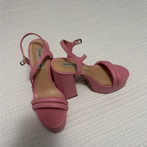 Steve Madden Pink Platform Sandals